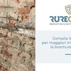 Muro in mattoni con rete metallica, forse per intonaco armato. Svantaggi da valutare prima dell'applicazione. Richiedi brochure.