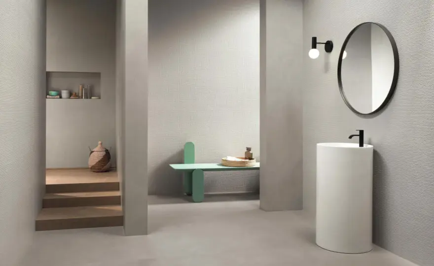 Bagno - Rivestimento uguale pavimento e pareti: sì o no?