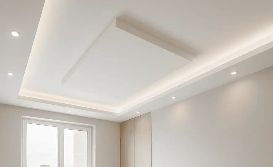 Controsoffitto in cartongesso - Struttura metallica perfetta