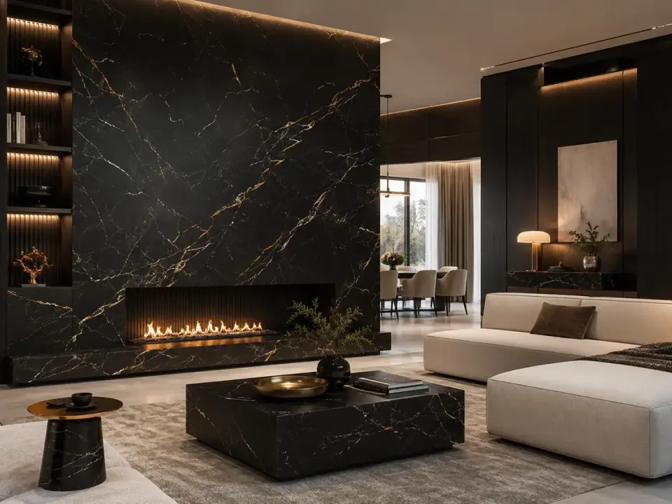 Marmo nero a pavimento - Guida definitiva per un design perfetto